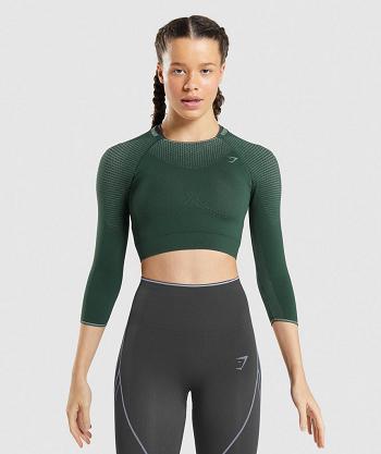 Corp Tops Gymshark Apex Seamless Mujer Obsidian | CO 2447KOR